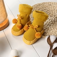 Обувки за деца топли зимни бебешки чорапи корал кадифе топли чорапи сладки плюшени уши за възрастни и високи чорапи