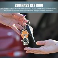 Компас ключов пръстен сплав Ключов ключ за ключов ключ за висящ ключ за висящ декор