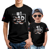 Подаръци за Ден на бащата от сина дъщеря тениска за татко памук с къси ръкави върхове удобни тениски