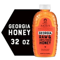 Nature Nate's Georgia Honey: чист, суров и нефилтриран мед - fl oz