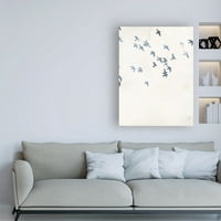 Търговска марка изящно изкуство 'гълъби небе Фабрикен' платно изкуство по дизайн Фабрикен