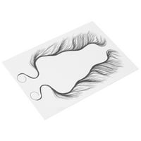 Ръбове прически за прически ръб стикер за коса фалшива листовка на косата стикер ръбове прически за прически ръб коса водоустойчив фалшив стикер на косата