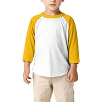 Тениски за дълги ръкави на Entyinea Potton Comproy Block Суичър Суичър Жълто 110