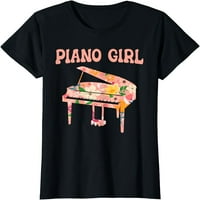 Забавен музикант за музикален инструмент за пиано - тениска за пиано