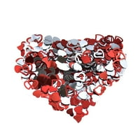 Xiuh Стикер с формата на сърце с форма на пяна Декоративен Свети Валентин Стикери за сърце различни цветове самостоятелно лепило пяна за сърце, занаят, скрап, сватба, DIY картичка