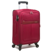 Dejuno Tuscany 3 -частичен лек багаж за въртене - червено