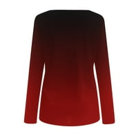 ketyyh-chn черни тениски за жени женски суичъри от тиква, свободни графични екипажи с дълъг ръкав небрежни пуловерни ризи върхове