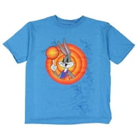 Looney Tunes Boy's Space Jam Tune Squad Нова тениска на Legacy Bugs Bunny, S