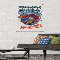Comics Superman - Save the World Wall Poster, 22.375 34