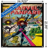 Marvel Comics - Black Widow - Marvel Fanfare Стенна плакат с pushpins, 14.725 22.375