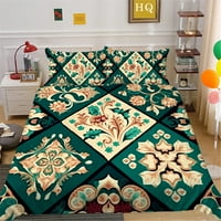 Спално бельо с калъфка модерен домашен текстил семейство юрган покритие комплект лукс, пълен