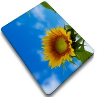 Kaishek Hard Shell съвместима - Rel. MacBook Pro S с ретинен дисплей + Модел на покритие на черната клавиатура: a a a a a a a flower 0293