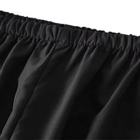 Aunavey Womens Parachute Pants Baggy Cargo Pants Еластичен нисък талия широк крак Y2K Track Панталони панталони