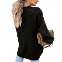 Привлечете женски небрежен хлабав отворен преден кардиган яке джъмпер пуловер палто