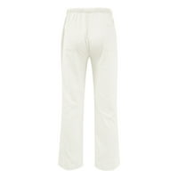 Самзод памучно бельо летни прочистващи панталони мъже, свободни ежедневни леки улични дрехи еластични талии джогери мъже йога панталони вкъщи
