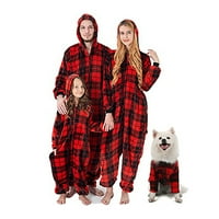 Съответстващи семейни коледни коледни пижами комплект, забавно PJ сънли
