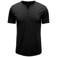 Buigttklop без граници Мъжки ризи Просвет плюс размер плюс размери ризи солиден цвят тениски с къс ръкав ризи за нагоре ризи