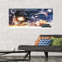Междузвездни войни: Нова надежда - хоризонтален плакат за стена с един лист, 22.375 34