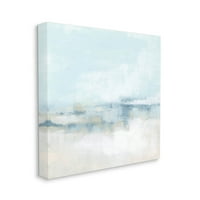 Ступел индустрии абстрактни облачно пейзаж синя мъгла живопис галерия увити платно печат стена изкуство, дизайн от юни Ерика Вес