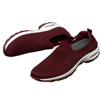 Wootbling Women's ежедневен фиш за обувки на атлетични обувки Фитнес тренировки маратонки Sports Dance Sheaker Fashion Trainers Air Cushion Packwork Maroon 4.5