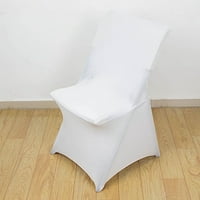 Балсацирк монтиран бял премиум Spande разтеглив живот Сгъваем стол Карица Парти събития Декорации Консумативи