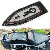 Вратовръзка на кожената обикновена задна калница за 04- Harley Sportster XL Solo Seat