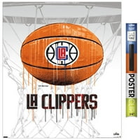 Лос Анджелис Клипърс-Дрип Баскетбол Стена Плакат, 22.375 34
