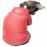 Pet Life ® Активен „Fur-Flex“ разтягане и бързо сух анти-одор фитнес йога куче тениска