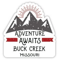 Buck Creek Missouri Souvenir Vinyl Decal Sticker Adventure очаква дизайн